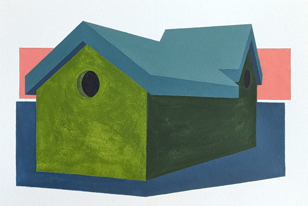 Motif Number One, Birdhouse: Color Study IV